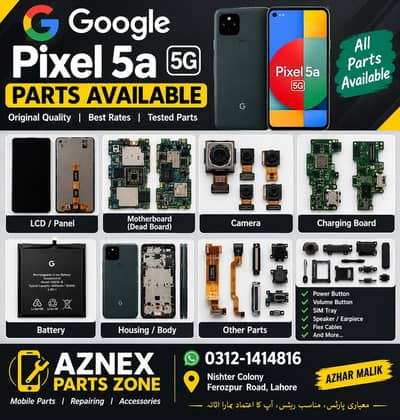 Google Pixel 5a 5G PARTS | PANNEL| BATTERY| EVERYTHING