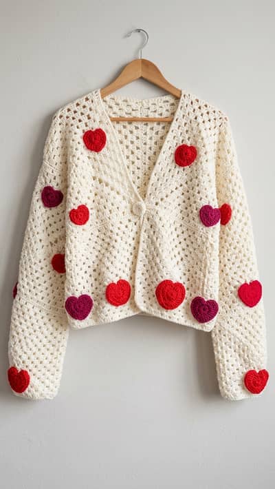 Hand Made Crochet Jacket