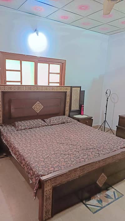 double bed sides table dressing 3 door almari without mattress
