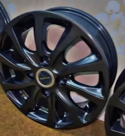 BRIDGESTONE BALMINUM 13 inch 100 pcs Japanese Alloy rims