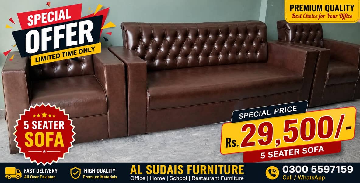 office single sofa, sofa set, L shape sofa chair, sofas table center, 5