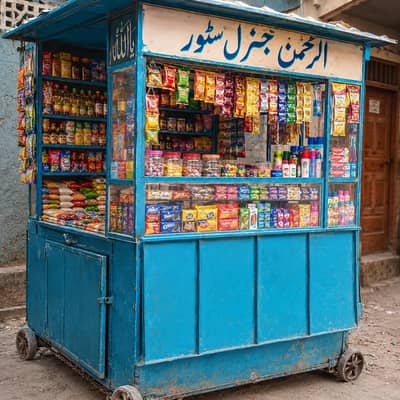 Heavy Duty Iron General Store Cabin / Stall for Sale in Karachi