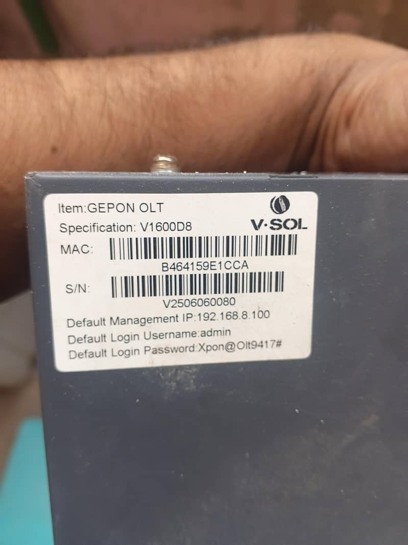 OLT INTERNET 0