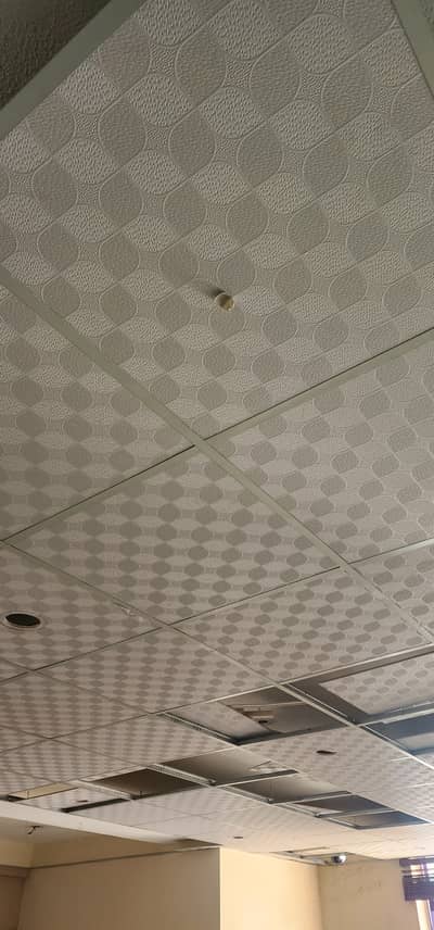 Office False Ceiling - clean and non-damaged