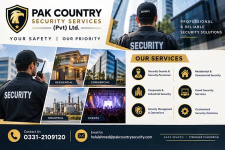Security Guards Services in Karachi and Islamabad / Security Services