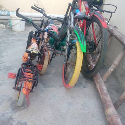 4 cycles different sized (urgent sale)
