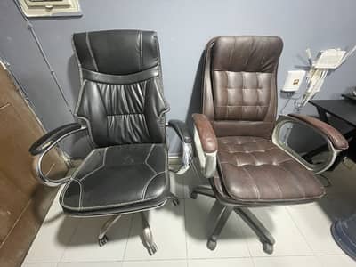 2 Used Executive Office Chairs – Repair Required