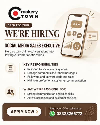 Social Media Sales Executive