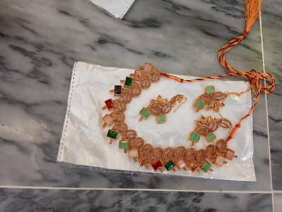multi jewelry set with stones