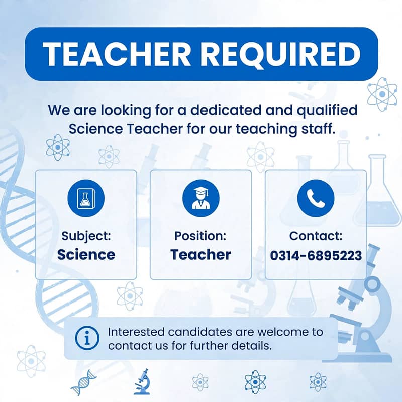 Need a Teacher 0