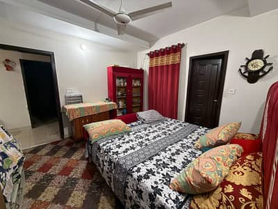 3 Bed Luxury Apartment On 4rth Floor Available For Rent In D-17 Markaz Islamabad.