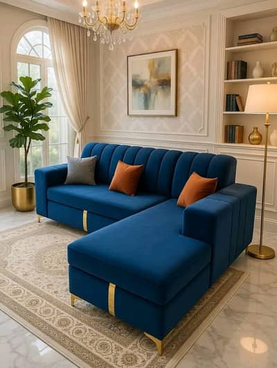 wooden Sofa/Sofa set/L Shape Sofa Set/Luxury Sofa Set/Furniture