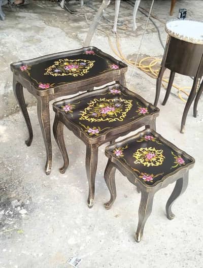 Brand New Modern Coffee Table Marble Top Center Table with Golden Leg