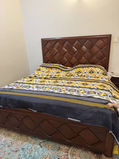 King size double bed with Master Foam