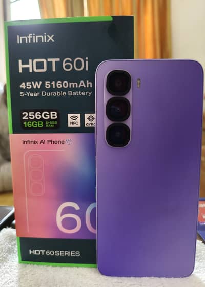 Infinix Hot 60i ( 8 + 256 GB ) 10/10 Condition | /0/3246/5/7127/5/