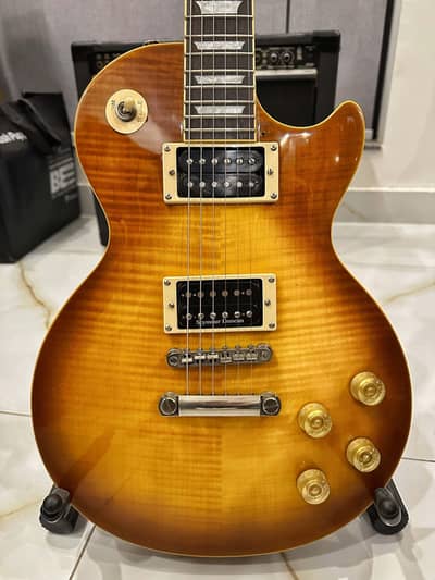 Epiphone Les Paul with SEYMOUR DUNCAN Pickups.