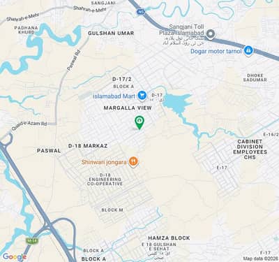 10 Marla Best Location Main Double Road Level Plot Is Available For Sale At Road -F D-17 Extension
