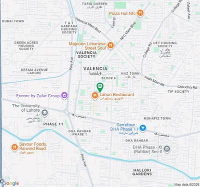 8 MARLA PLOT AVAILABLE IN VALENCIA TOWN LAHORE