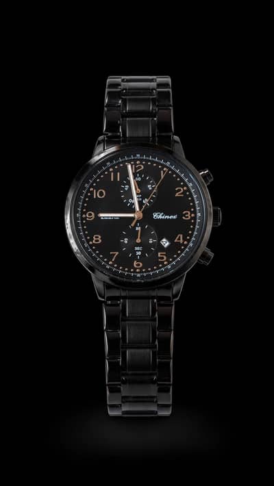 Shinex Black Chain Watch Original - Boys Watch
