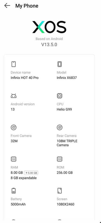 Infinix Hot 40 Pro