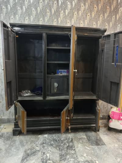iron safe/wardrobe with 3 doors