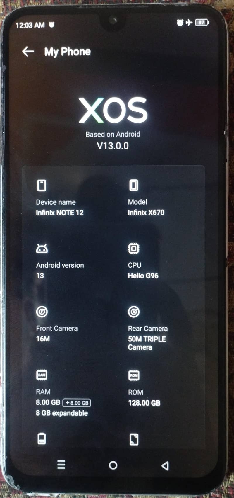 Infinix Note 12 0