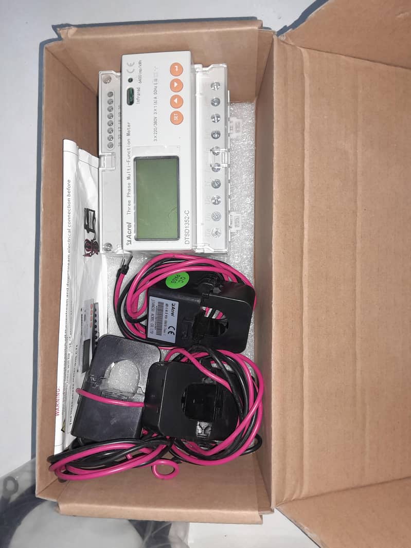 Three phase meter with CTs 0