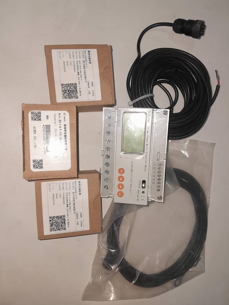Three phase meter with CTs 1