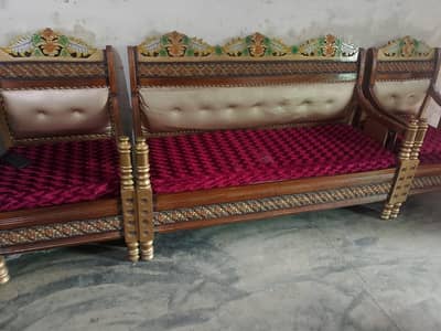 pure wood sofa set