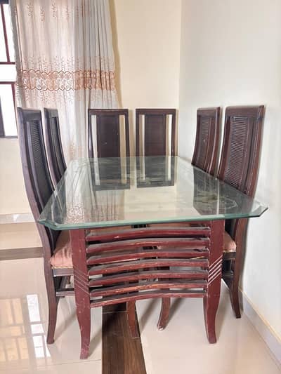 Habbit Dining table with 6 chairs