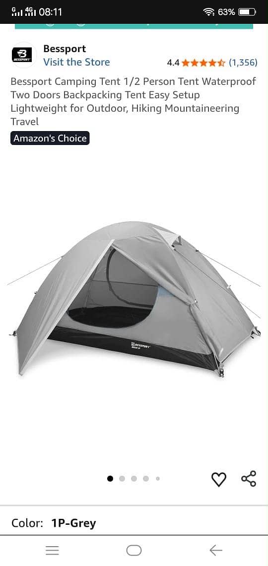 Waterproof tent 0