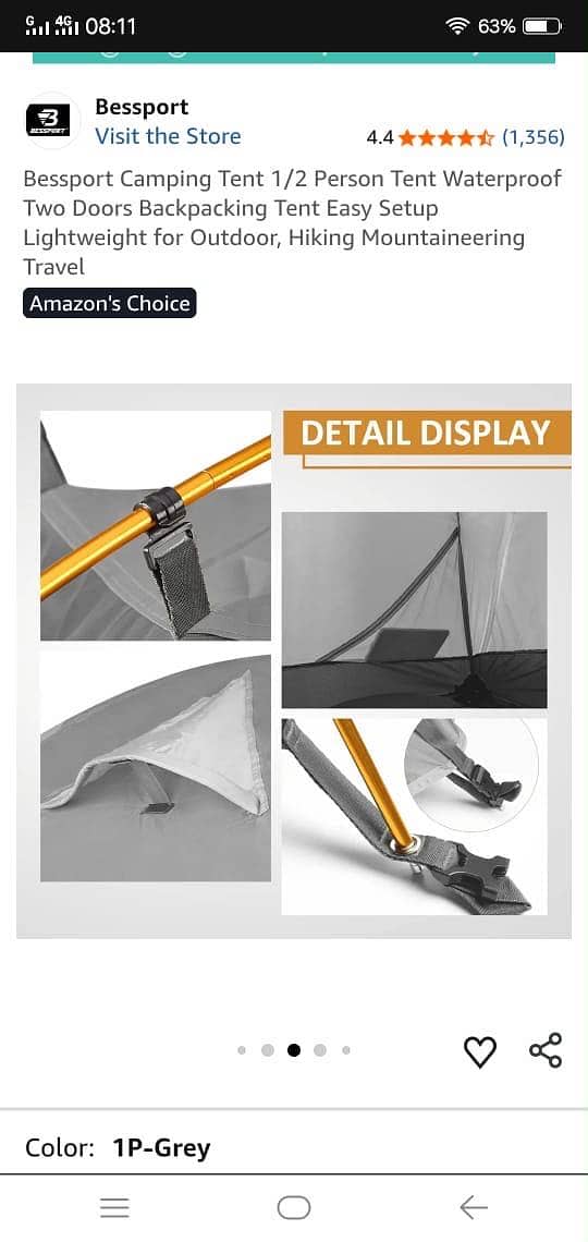 Waterproof tent 6
