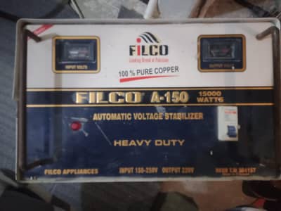 FILCO A-150 Special 15,000-Watt Automatic Voltage Stabilizer
