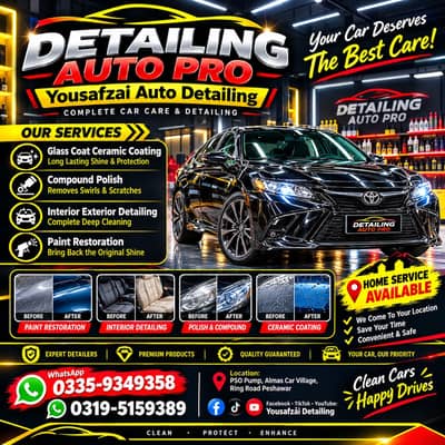 Professional Car Detailing | Ceramic Coating | Polish | Paint Restore