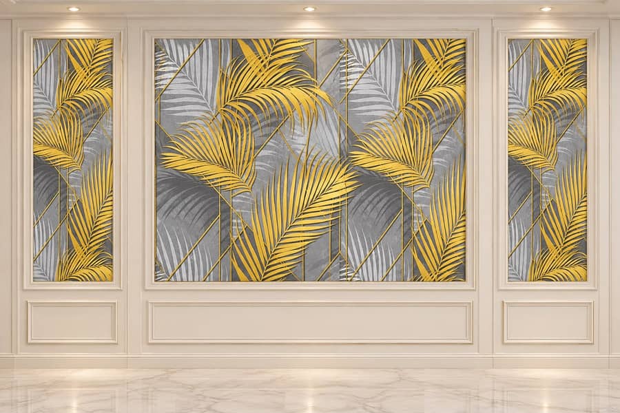 WPC fluted panel-Wall panel-Wallpaper-Pvc wallpaper-Solid panel 11
