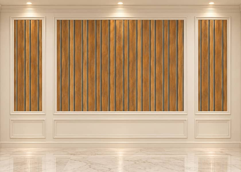 WPC fluted panel-Wall panel-Wallpaper-Pvc wallpaper-Solid panel 14