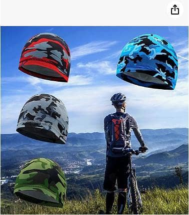 1 pcs     Camo Beanie Hat Soft Thin Summer Skull Cap Helmet Liner Inner Cap R5738