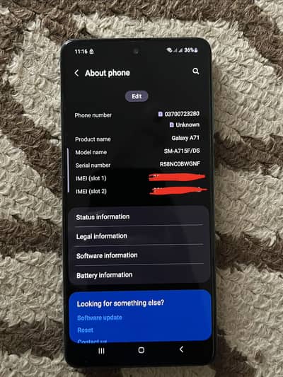 Samsung Mobile A71