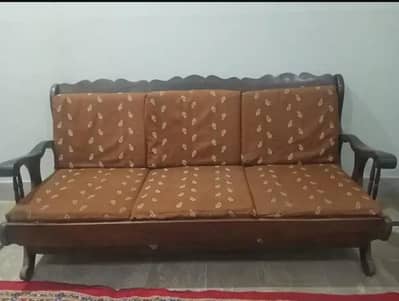 wooden sofa set