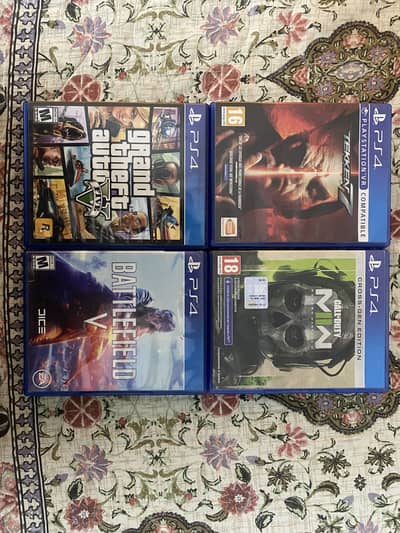 Playstation Gta 5, Modern Warfare 2, Tekken 7 & More
