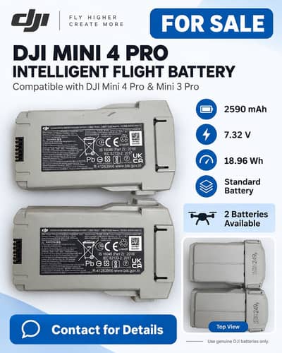 DJI Mini 4 Pro Original Battery – Brand New Without Box