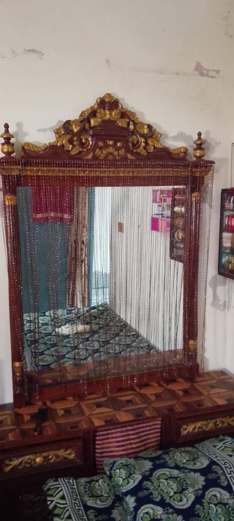 bed dressing table showcase 1