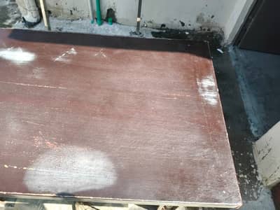 Wooden Iron Table / Press Stand for Clothes (Front Door Missing)