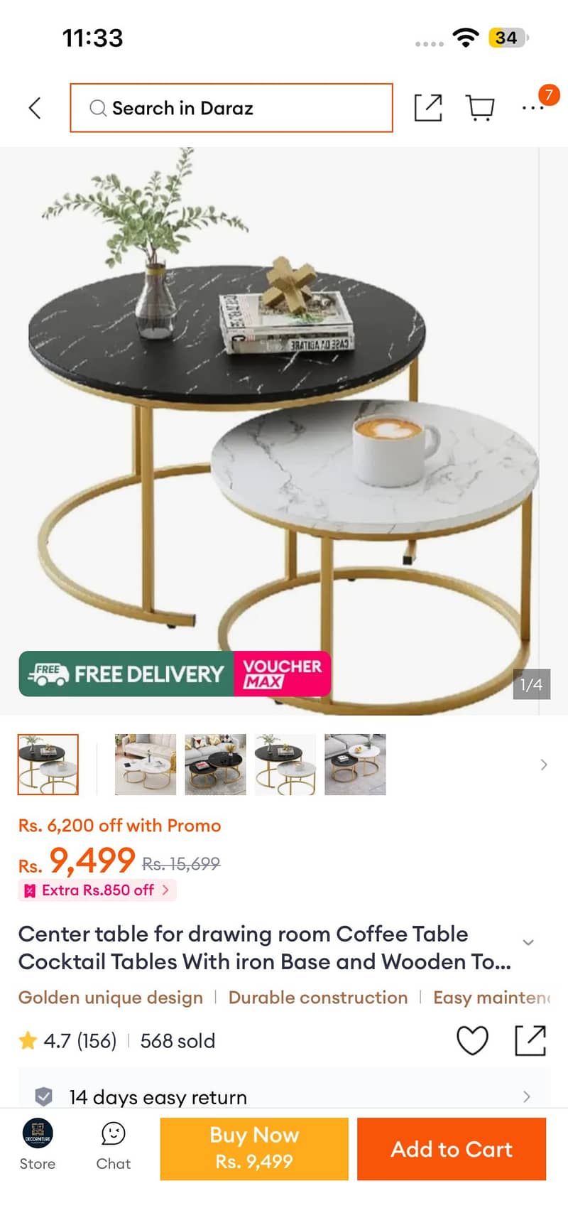 Coffe table pair 2
