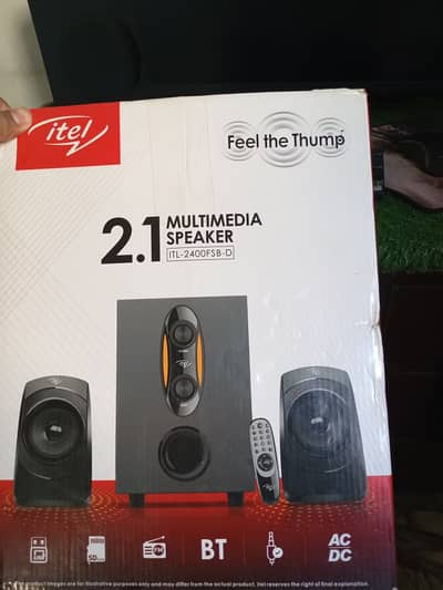 2.1 MULTIMEDIA SPEAKER SYSTEM - Read Ad first