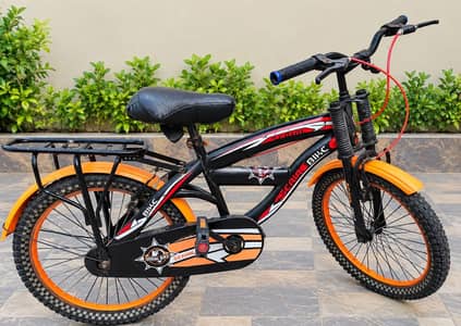 kids bicycle Orange & Black color