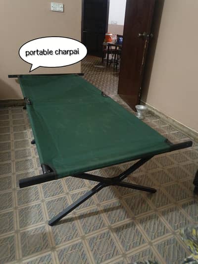 portable/folding bed for camping and home use