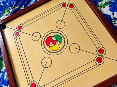 Carrom Board Full Size 32×32 Inches (81×81cm)