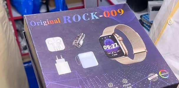 Original ROCK-009 Smart Watch – AMOLED Display | Brand New