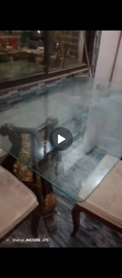 dinning table with 6 chair